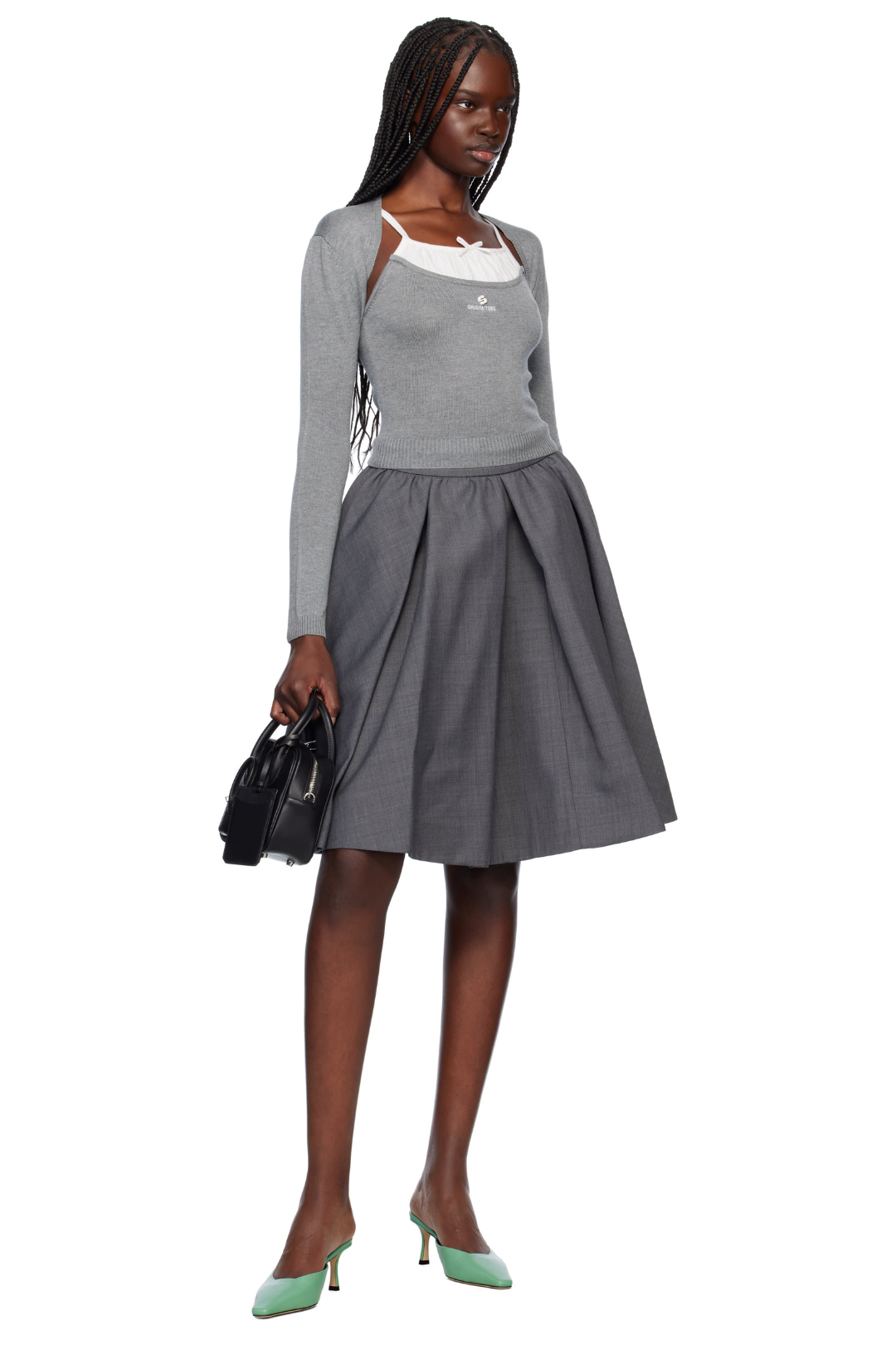 SHUSHU/TONG PWORK KNIT SLING_GREY