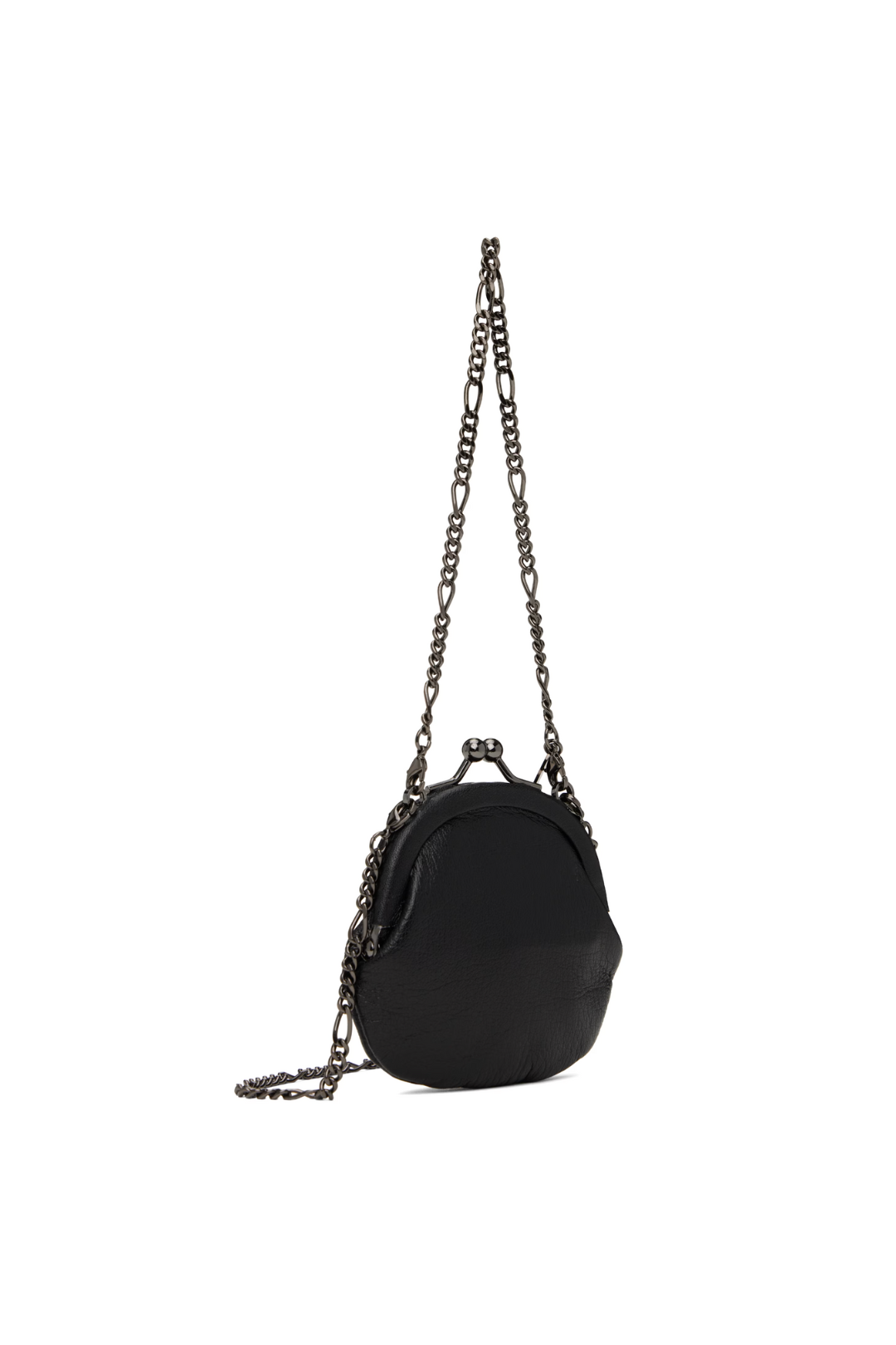 YOHJI YAMAMOTO DISCORD CLASP COIN POUCH _BLACK