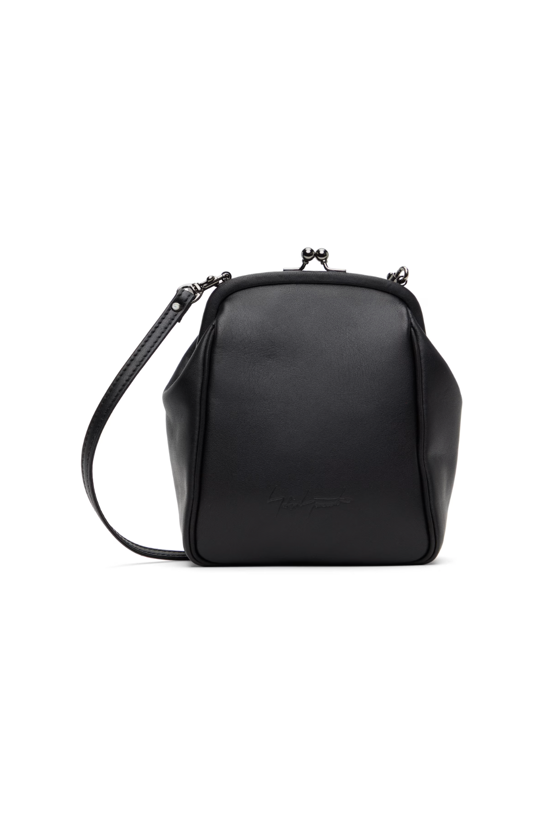 YOHJI YAMAMOTO DISCORD CLASP SHOULDER BAG_BLACK