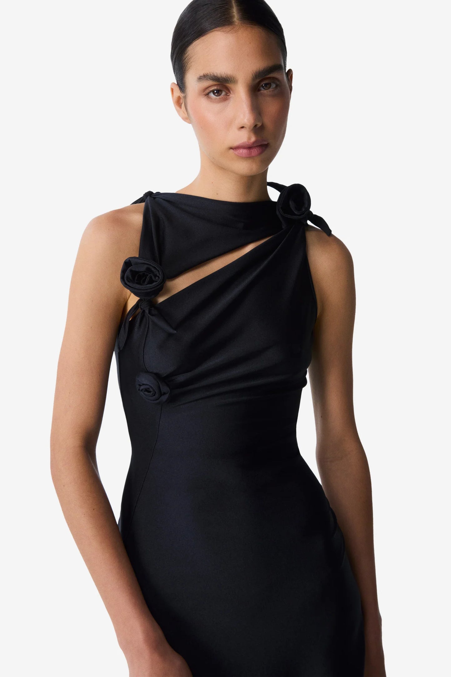 COPERNI KNITTED FLOWER DRESS