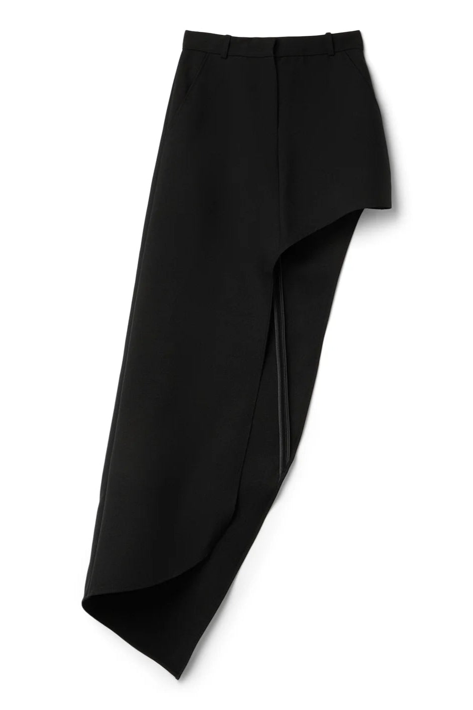COPERNI WOVEN ONE-LEG TAILORED SKIRT
