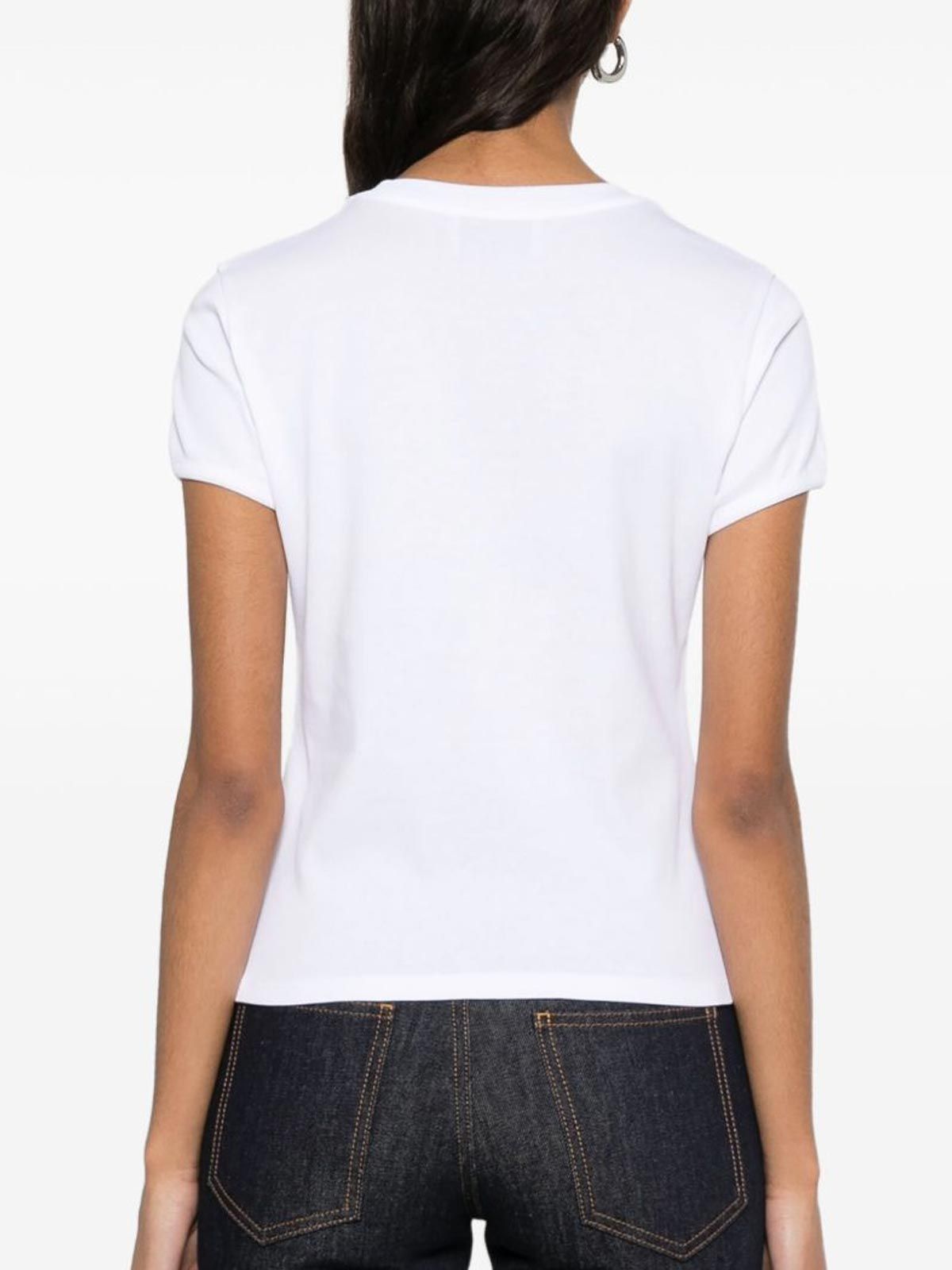 COPERNI KNITTED CRYSTAL LOGO T-SHIRT