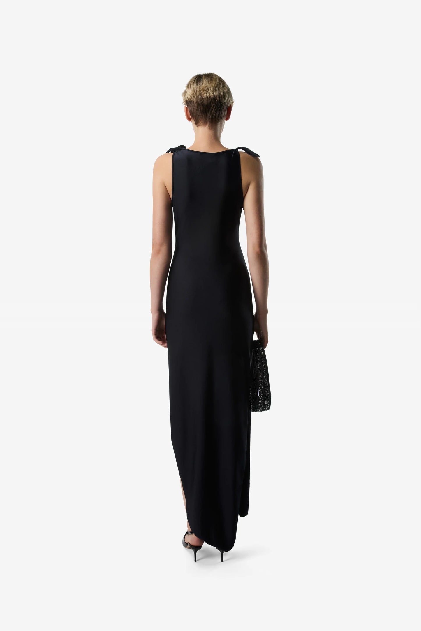 COPERNI KNITTED FLOWER GOWN