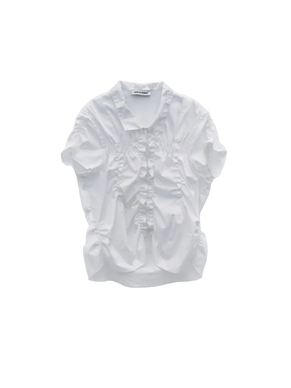 LOW CLASSIC WRINKLE HALF SLEEVE SHIRT_WHITE – BK Case
