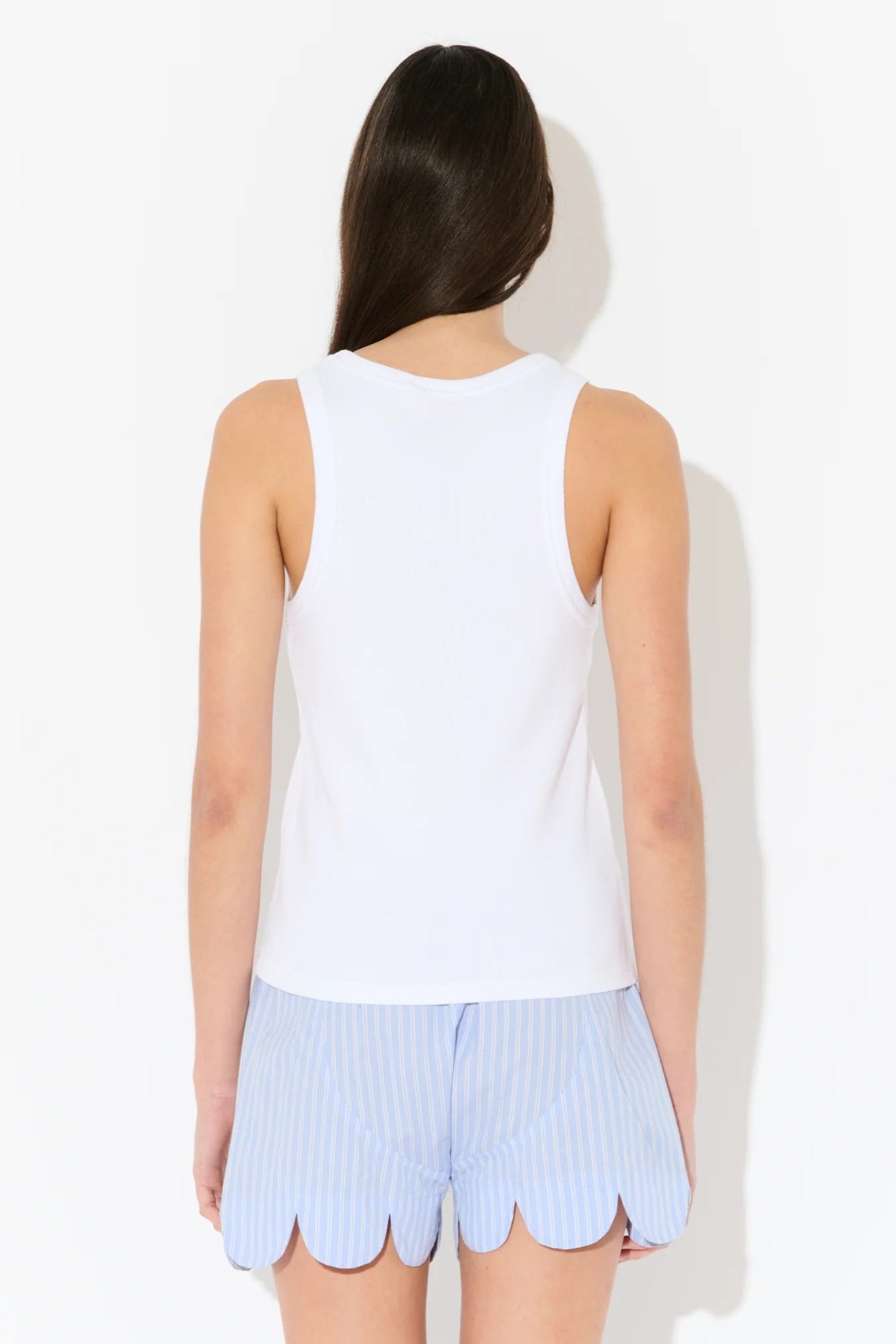 CHARLES JEFFREY LOVERBOY LOGO TANK TOP_WHITE