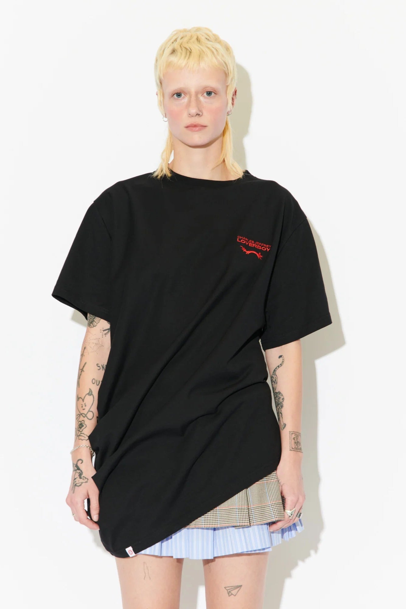 CHARLES JEFFREY LOVERBOY TOPSY TURVY TEE_BLACK