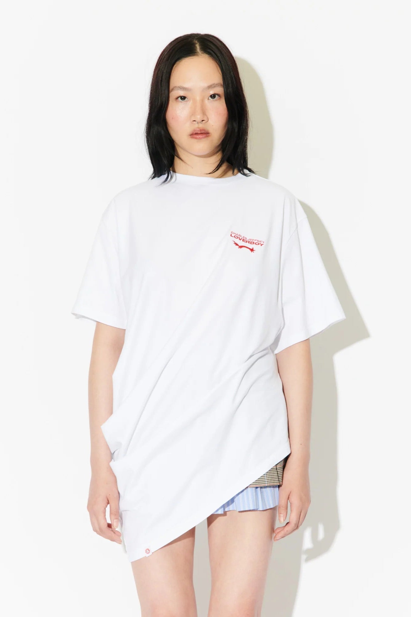 CHARLES JEFFREY LOVERBOY TOPSY TURVY TEE_WHITE
