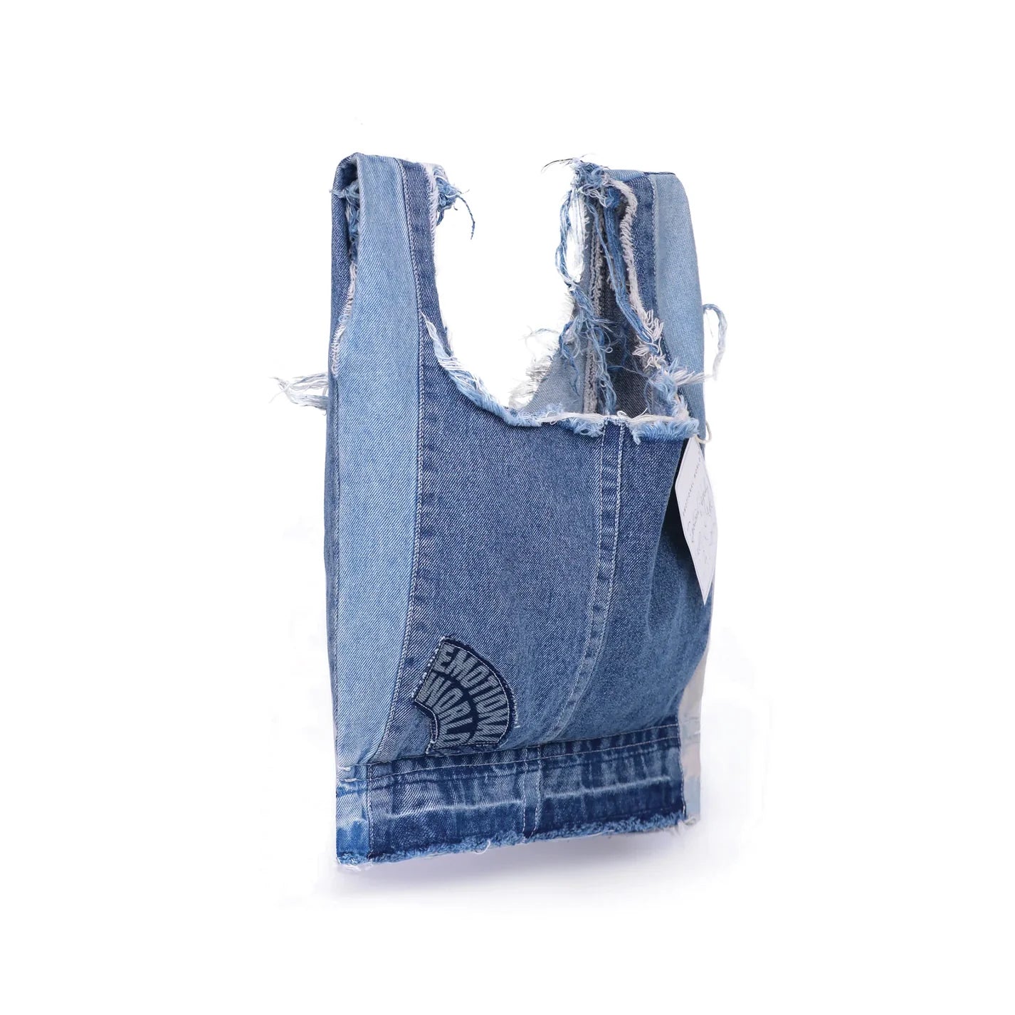 Emotional World Vintage Shopping Bag Small Multi Denim