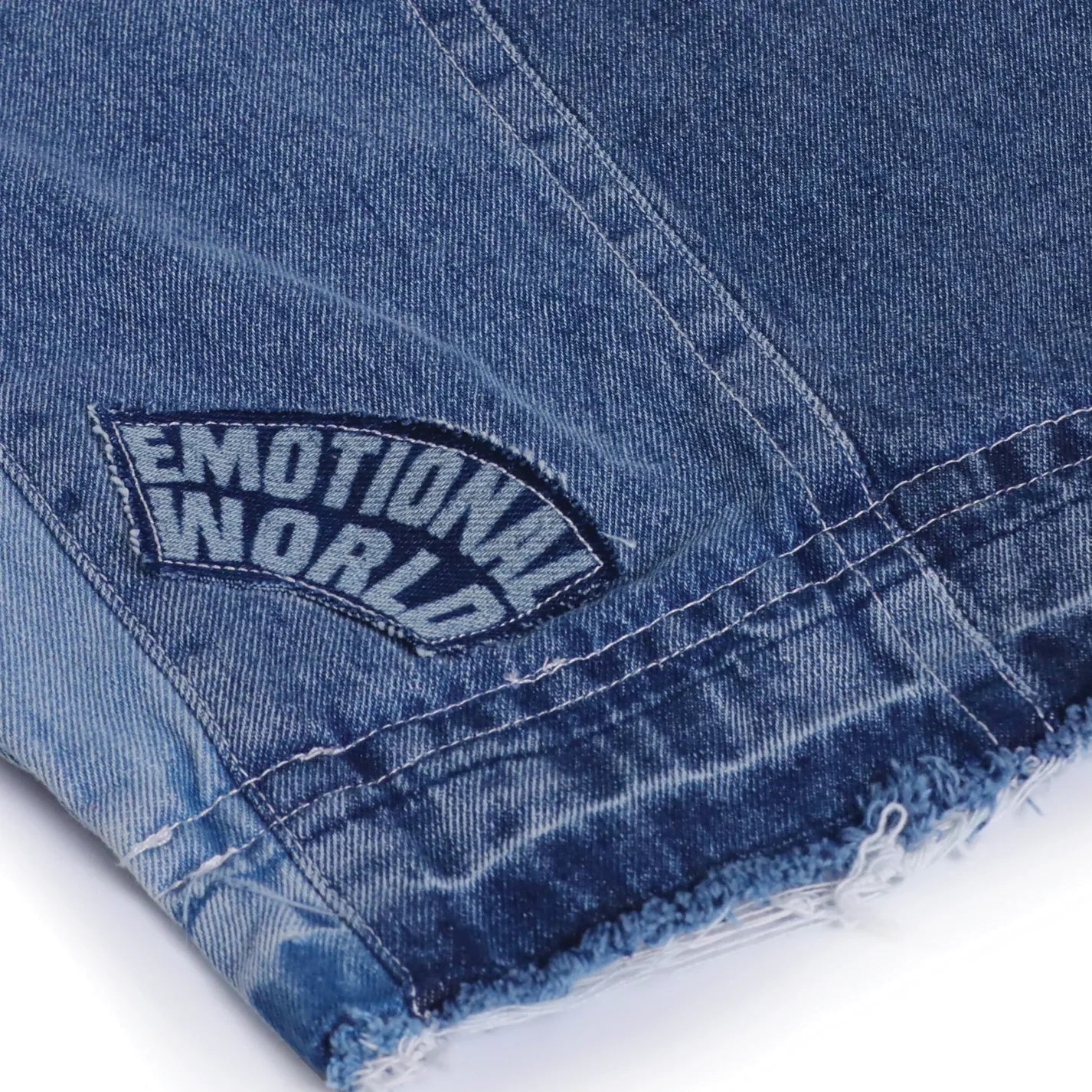 Emotional World Vintage Shopping Bag Small Multi Denim
