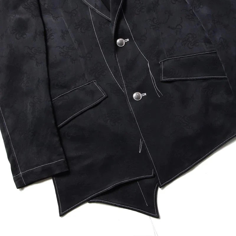 Sulvam Contrast-Stitched Jacket