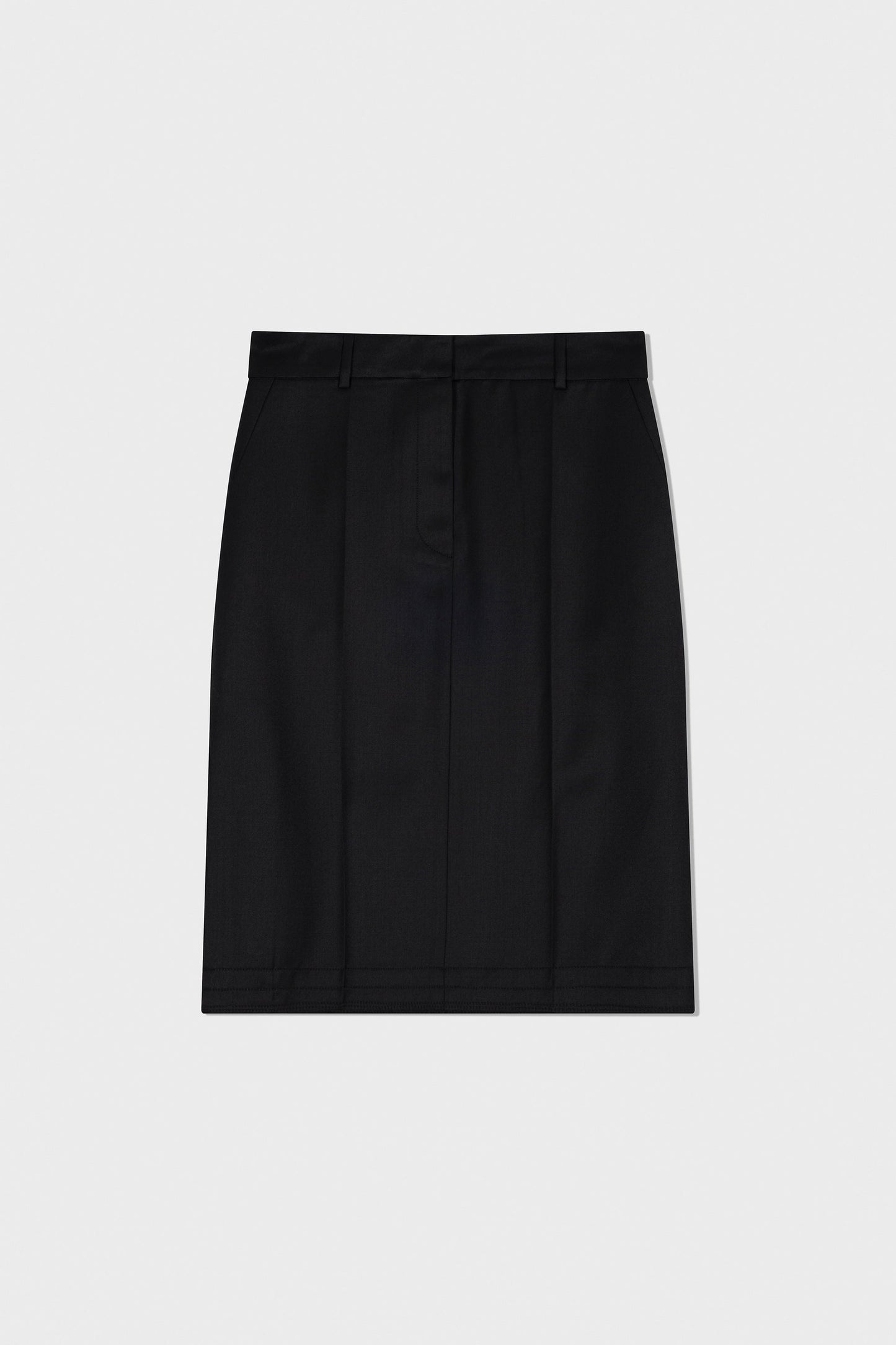 LOW CLASSIC CLASSIC H-LINE SKIRT_BLACK