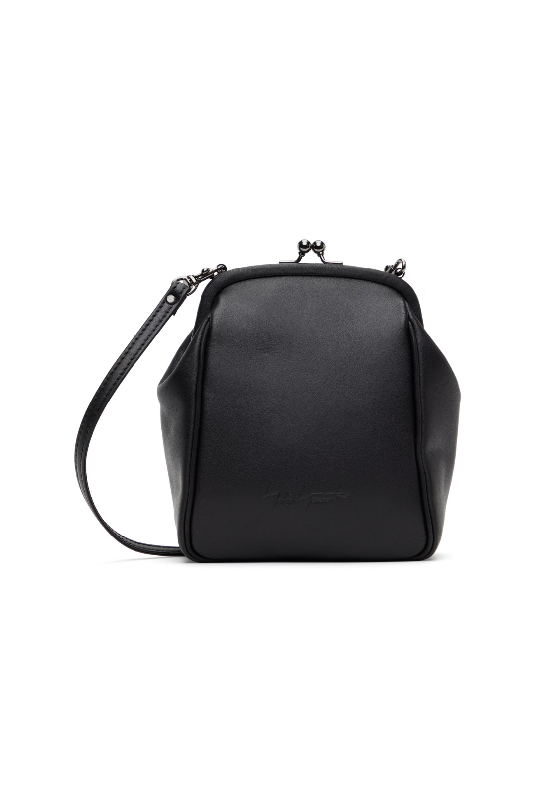 YOHJI YAMAMOTO DISCORD CLASP SHOULDER BAG_BLACK