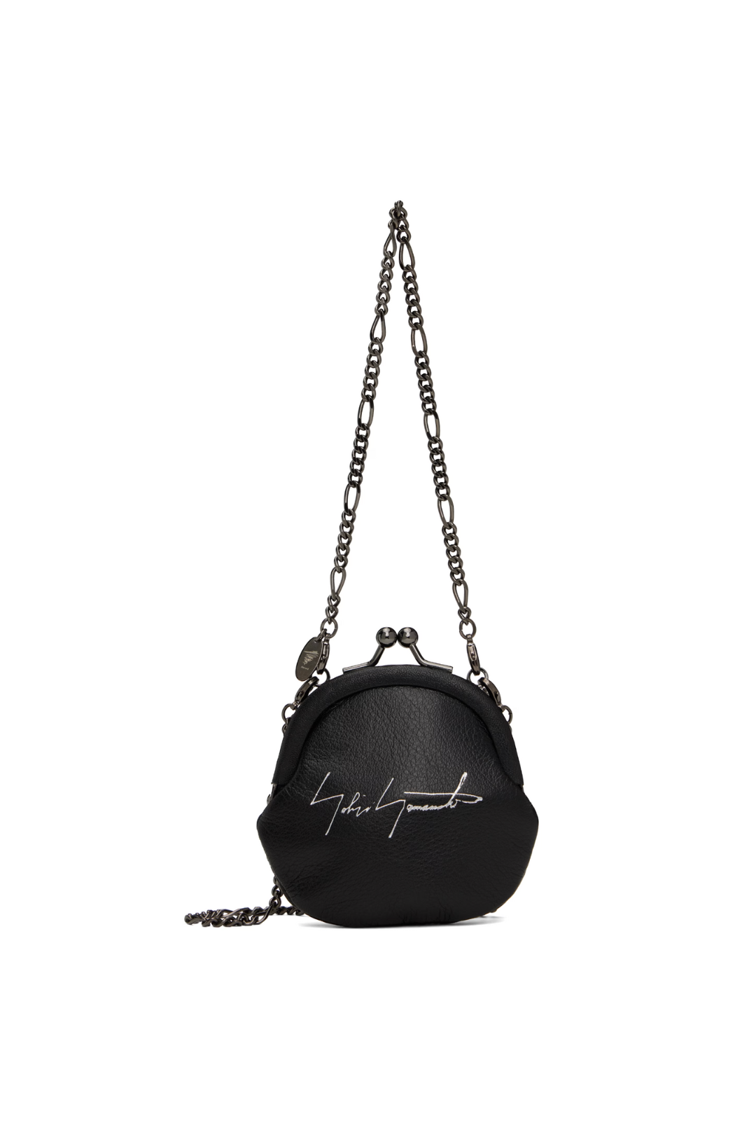 YOHJI YAMAMOTO DISCORD CLASP COIN POUCH _BLACK
