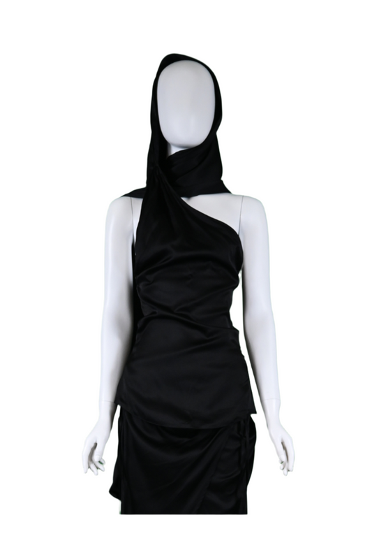 PRESSIAT SCARF TOP