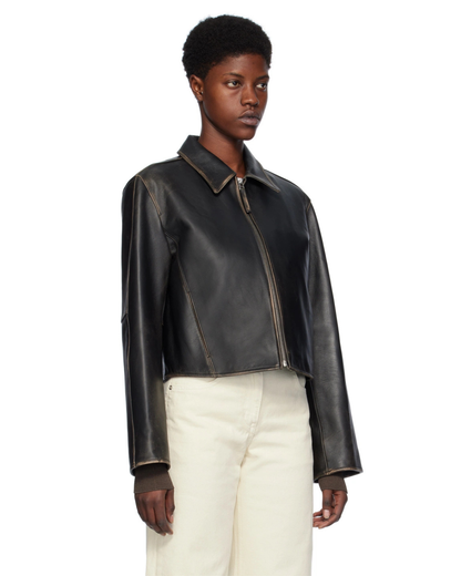 LOW CLASSIC REAL LEATHER JACKET_BLACK