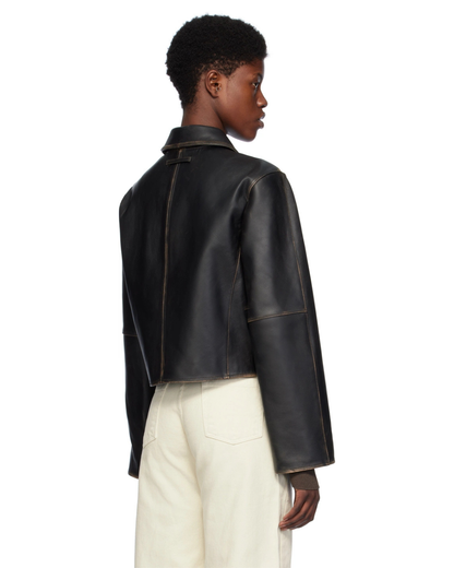 LOW CLASSIC REAL LEATHER JACKET_BLACK