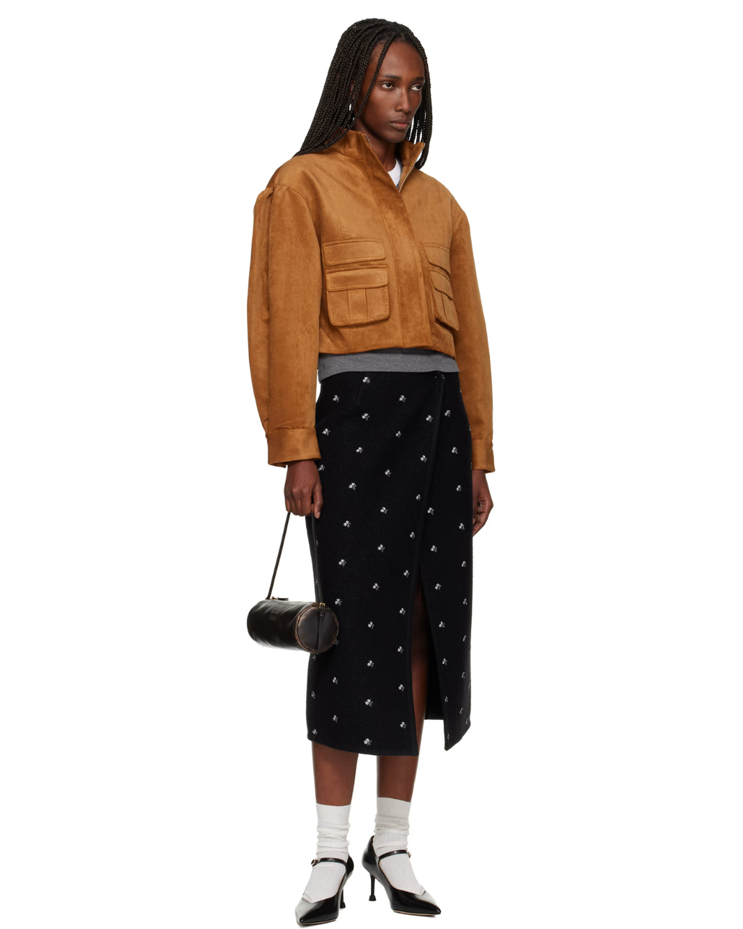 3D POCKET WIDE SLEEVE JACKET