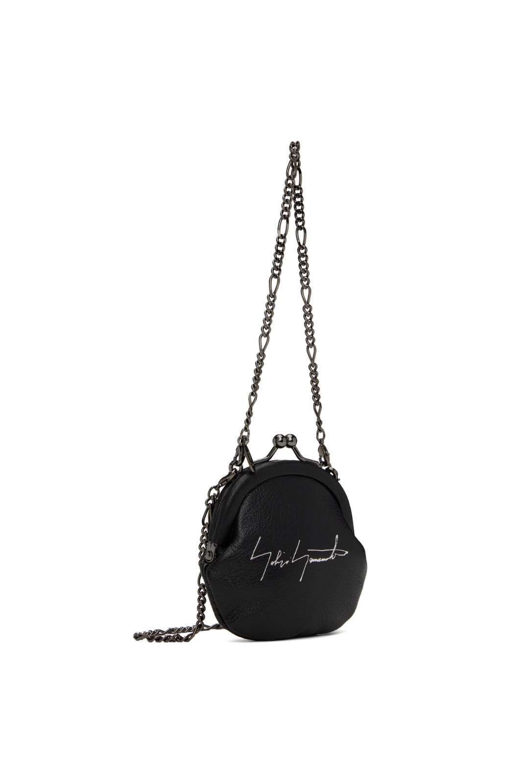 YOHJI YAMAMOTO DISCORD CLASP COIN POUCH _BLACK