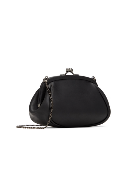 YOHJI YAMAMOTO DISCORD DOUBLE CLASP BAG_BLACK