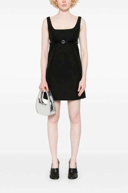 COPERNI WOVEN BELTED TAILORED MINI DRESS