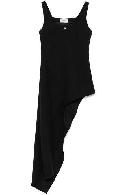 COPERNI WOVEN ONE-LEG TAILORED DRESS