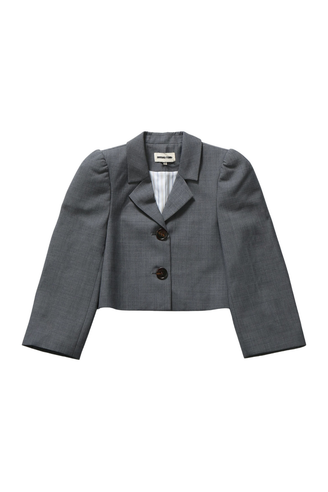 SHUSHU/TONG SHORT SUIT COAT_GREY