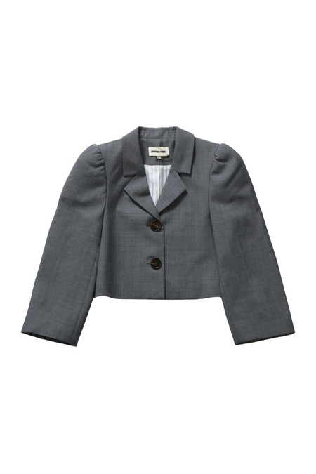 SHUSHU/TONG SHORT SUIT COAT_GREY