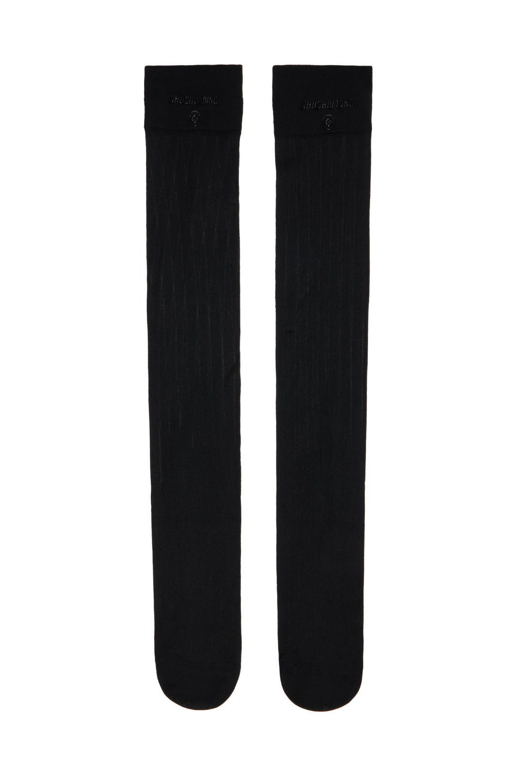 SHUSHU/TONG THREE-PACK KNITTED MID-CALF SOCKS_BLACK
