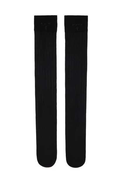 SHUSHU/TONG THREE-PACK KNITTED MID-CALF SOCKS_BLACK