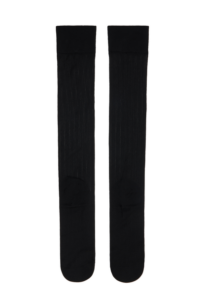 SHUSHU/TONG THREE-PACK KNITTED MID-CALF SOCKS_BLACK