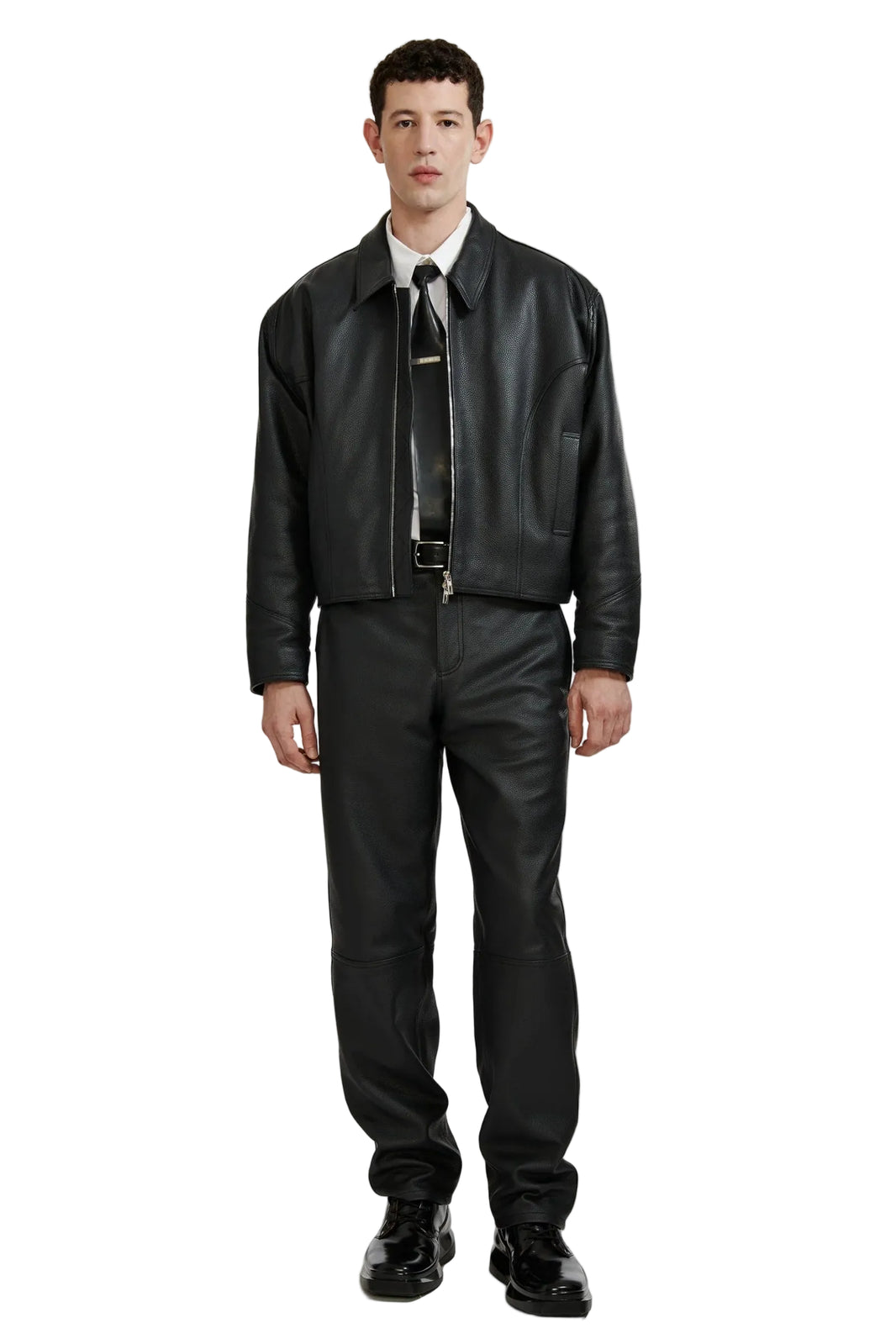 PADDED LEATHER JACKET