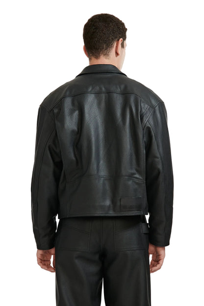 PADDED LEATHER JACKET