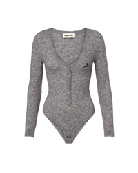 V-NECK KNIT JUMPSUIT