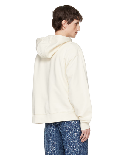 CHARLES JEFFREY LOVERBOY LOGO HOODY _ WHITE