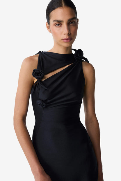 COPERNI KNITTED FLOWER DRESS