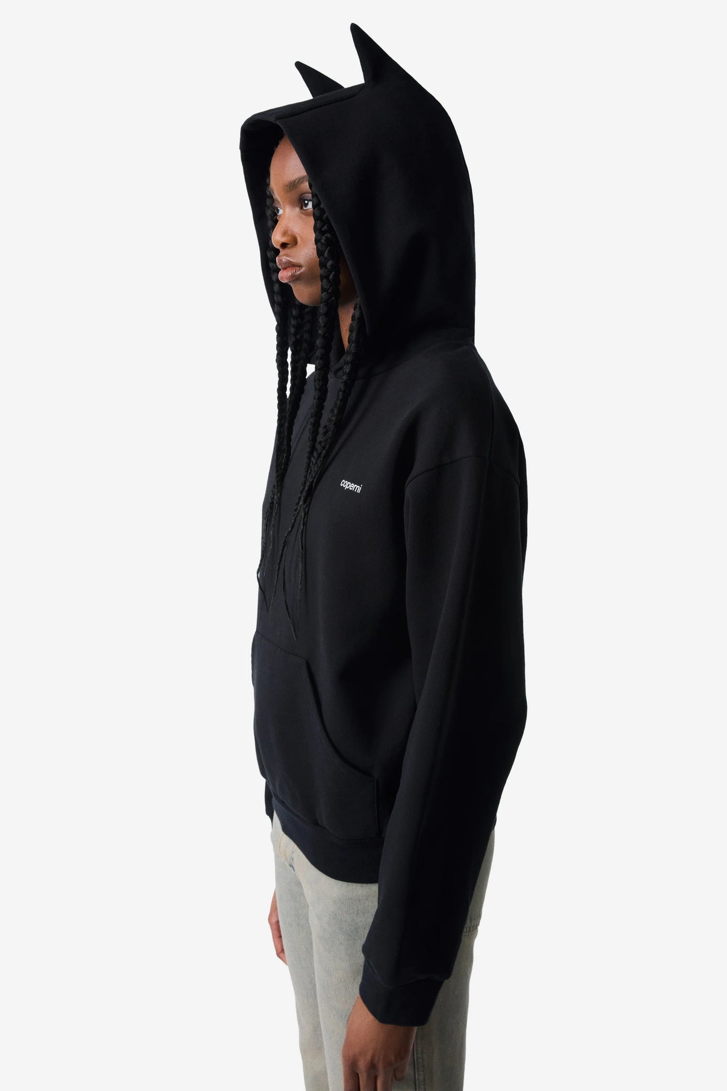 COPERNI KNITTED HORN HOODIE