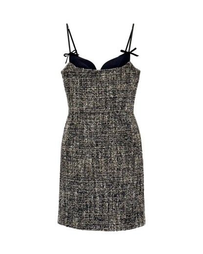 PATCHWORK BUSTIER DRESS