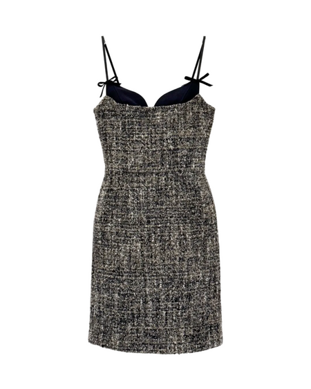 PATCHWORK BUSTIER DRESS