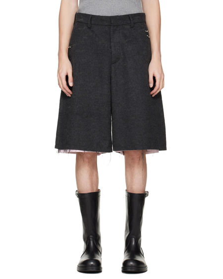 WIDE TAILORED SHORTS WAISTED