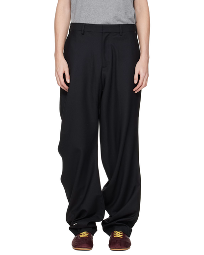 CHARLES JEFFREY LOVERBOY WIDE TAILORED SHORTS WAISTED _ BLACK