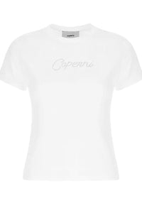 COPERNI KNITTED CRYSTAL LOGO T-SHIRT