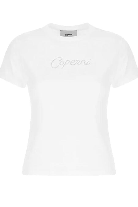 COPERNI KNITTED CRYSTAL LOGO T-SHIRT