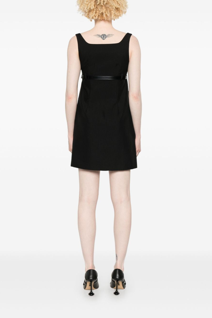 COPERNI WOVEN BELTED TAILORED MINI DRESS
