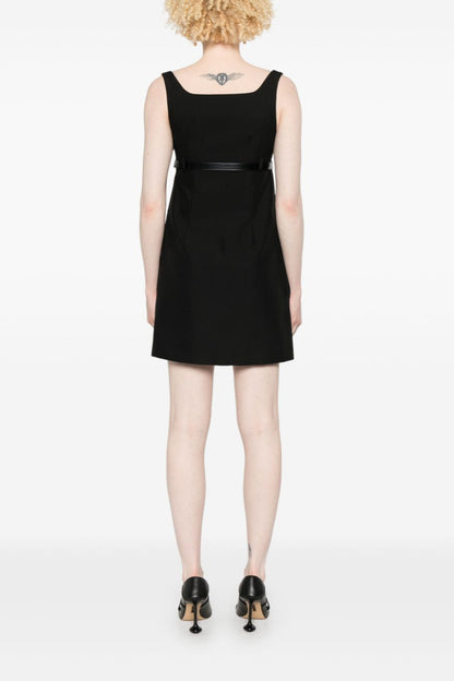 COPERNI WOVEN BELTED TAILORED MINI DRESS
