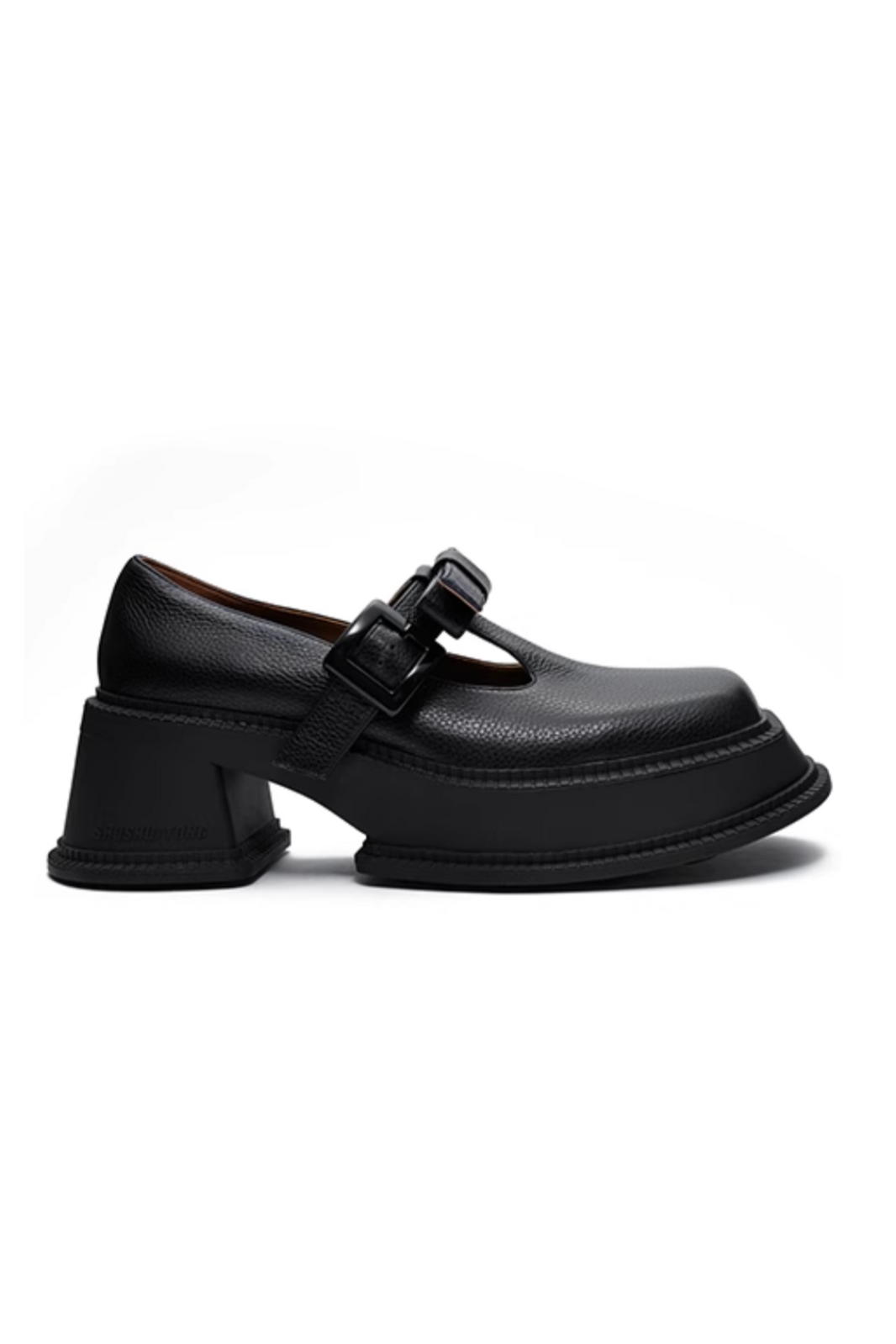 SHUSHU/TONG CUTOUT BOW LOAFERS_BLACK