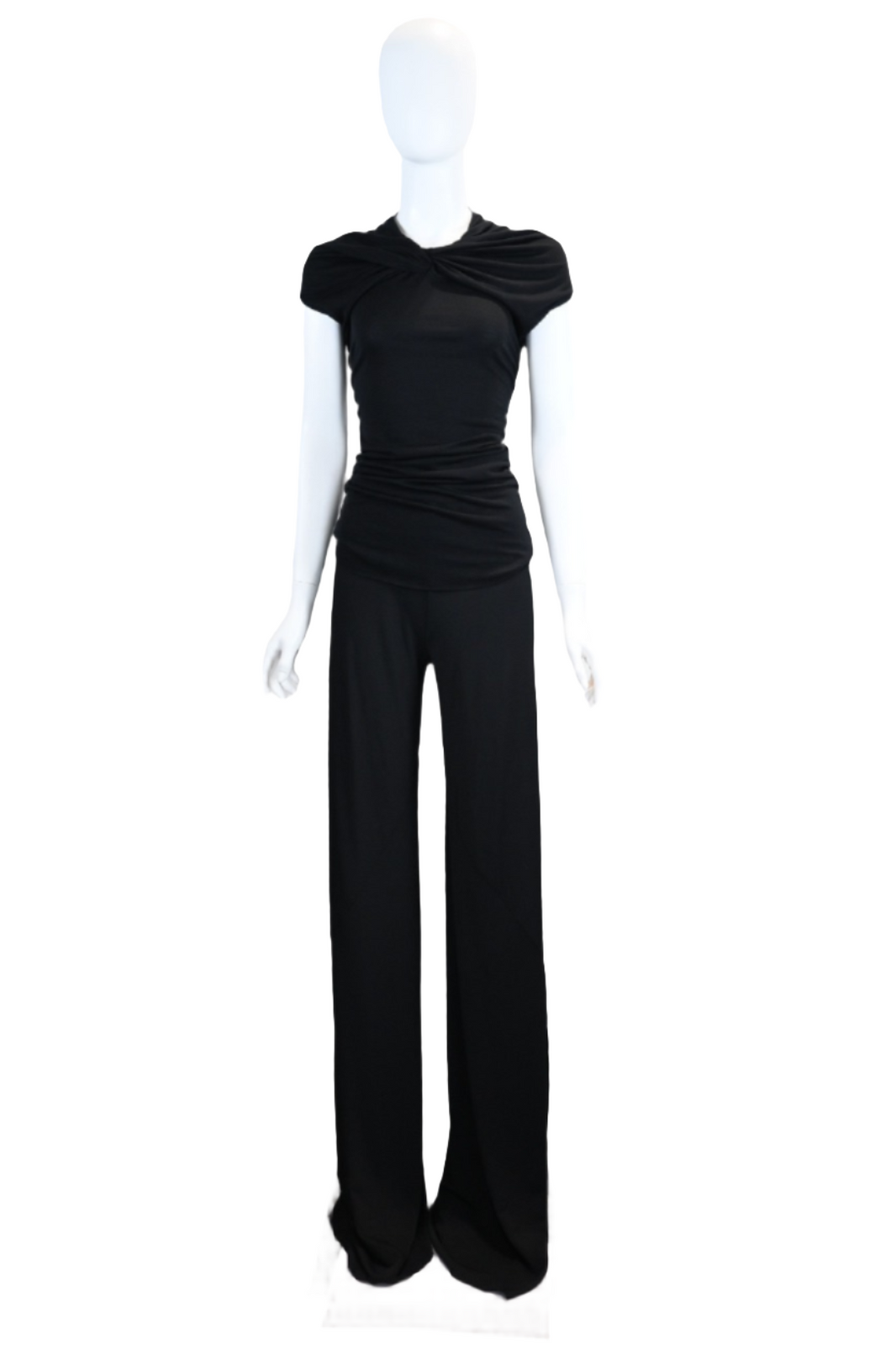RICK OWENS KNIT PANTS FARRAH BIAS