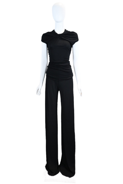 RICK OWENS KNIT PANTS FARRAH BIAS