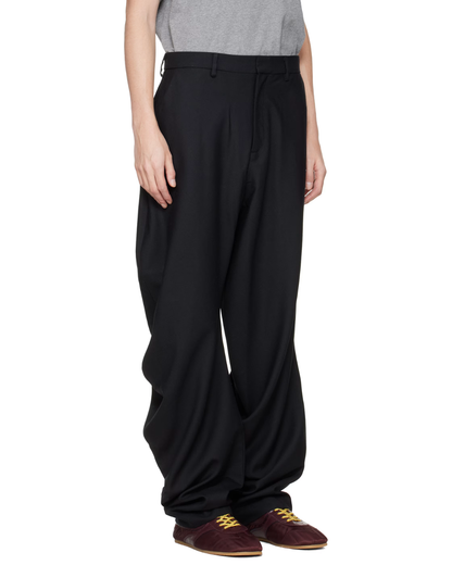 CHARLES JEFFREY LOVERBOY WIDE TAILORED SHORTS WAISTED _ BLACK