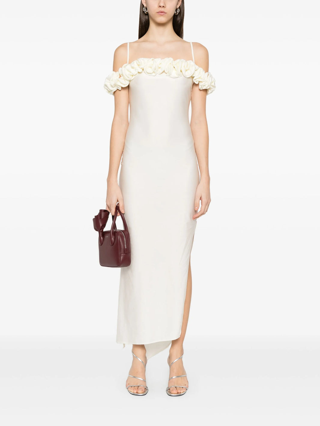 COPERNI KNITTED RUFFLE DRESS