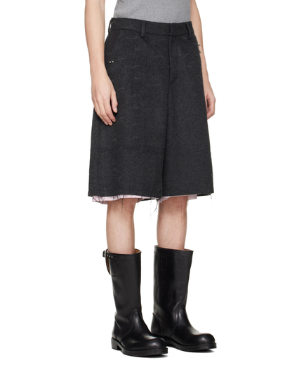 WIDE TAILORED SHORTS WAISTED